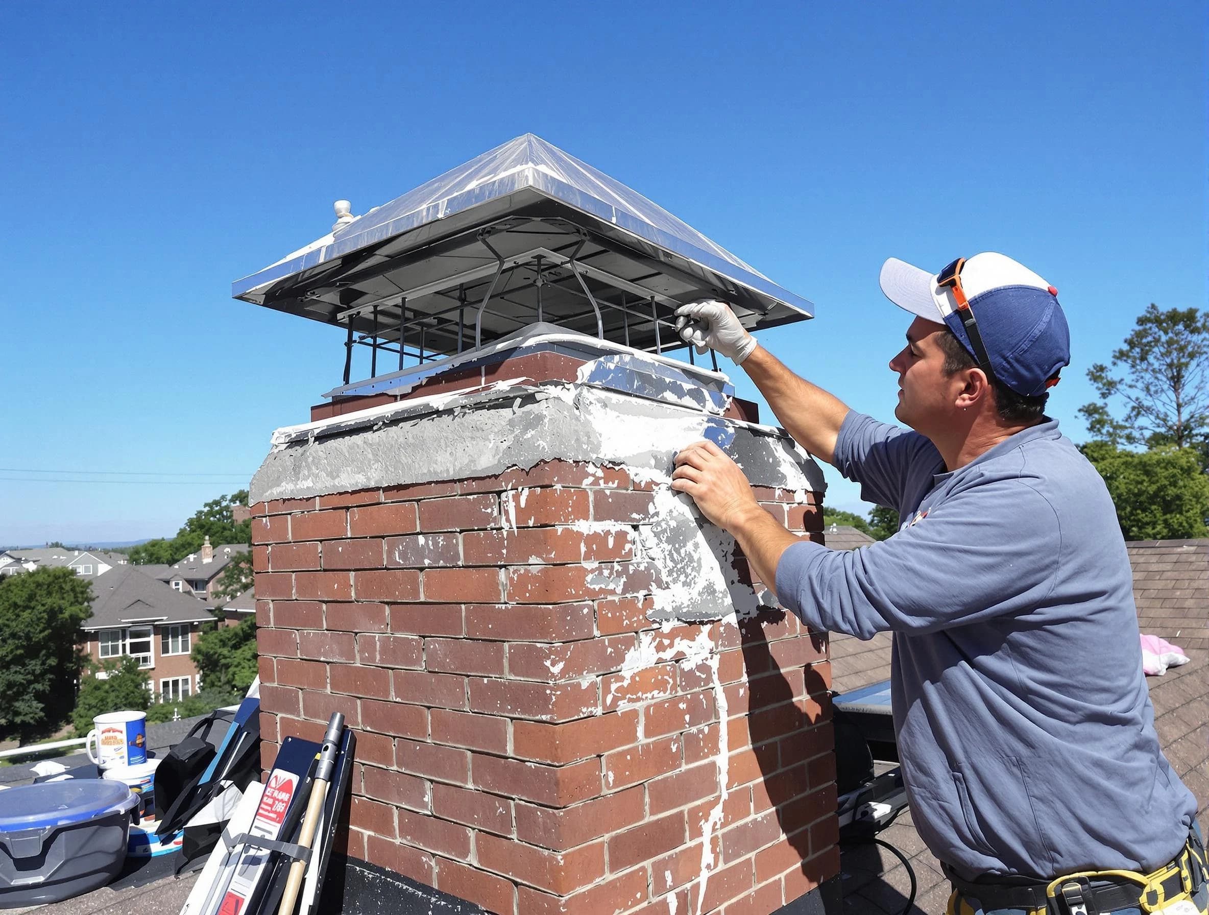 Chimney Crown Services service in Johns Creek, GA